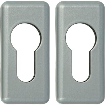 Amig Sleutelgatdeksel voor Euro-profielcilinder Duurzaam en corrosiebestendig Zamak Minimalistisch ontwerp, compatibel met rozetgrepen Deurslotrozet, zwart, 59x28 mm Amig Sleutelgatdeksel voor Euro-profielcilinder Duurzaam en corrosiebestendig Zamak Minimalistisch ontwerp, compatibel met rozetgrepen Deurslotrozet, zwart, 59x28 mm