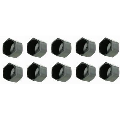 cyclingcolors 10 x afdekkap zeskantmoeren universele kunststof schroeven beschermdoppen bouten zwart M10 x 17 mm cyclingcolors 10 x afdekkap zeskantmoeren universele kunststof schroeven beschermdoppen bouten zwart M10 x 17 mm