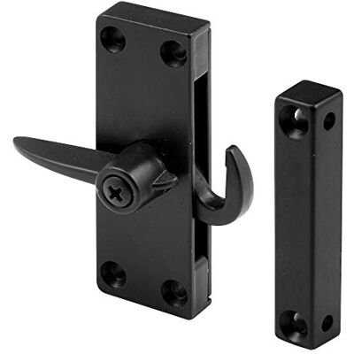 PRiME Producten A 104 Schuifscherm Deurvergrendeling, Zwart/Diecast, 1-Pack PRiME Producten A 104 Schuifscherm Deurvergrendeling, Zwart/Diecast, 1-Pack