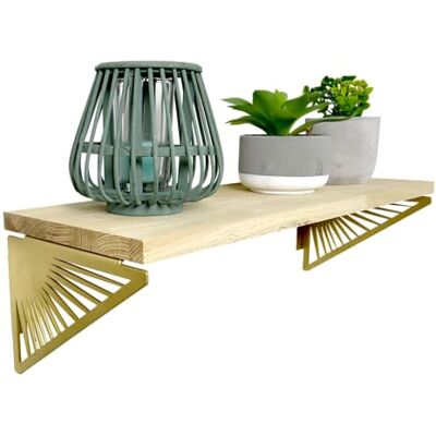 Cime Wandbeugel model zon, set van 2, goudkleurig, ideaal voor het opbergen van woonkamer of kantoor. Cime Wandbeugel model zon, set van 2, goudkleurig, ideaal voor het opbergen van woonkamer of kantoor.