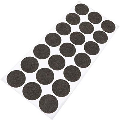 Adsamm FP-15-SA-BR-30-21-1 FP-15-SA-BR-30-21 21 x viltglijders, bruin, Ø 30 mm Adsamm FP-15-SA-BR-30-21-1 FP-15-SA-BR-30-21 21 x viltglijders, bruin, Ø 30 mm