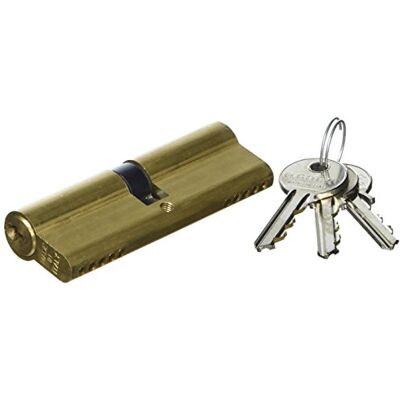 Cofan 31044545 – Europese cilinder Leva lang messing, 45/45) Cofan 31044545 – Europese cilinder Leva lang messing, 45/45)