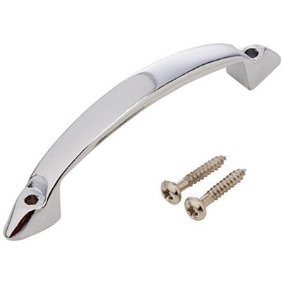 Merriway BH02239 Front Fix D Handvat met schroeven, 95 mm Verchroomd Merriway BH02239 Front Fix D Handvat met schroeven, 95 mm Verchroomd