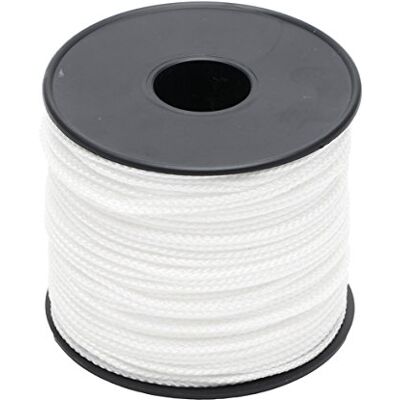 Flandria Gevlochten touw van polypropyleen, wit, spoel Ø 2 mm ± 100 m, 421 Flandria Gevlochten touw van polypropyleen, wit, spoel Ø 2 mm ± 100 m, 421