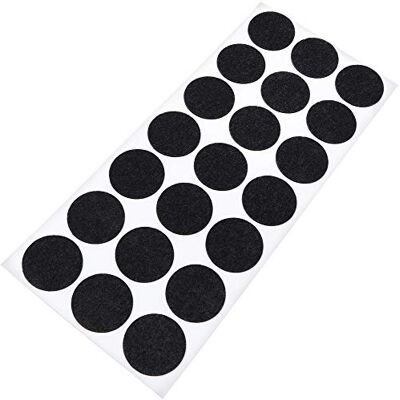 Adsamm - FeltPad - Ø30 mm - Zwart - Viltpads Adsamm - FeltPad - Ø30 mm - Zwart - Viltpads
