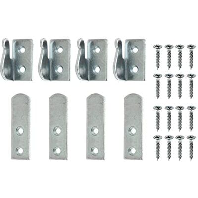 Alberts 309336 Bevestigingsset voor Picarde verzinkt blauw set van 4 Alberts 309336 Bevestigingsset voor Picarde verzinkt blauw set van 4