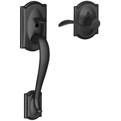 SCHLAGE FE285 622 Acc CAM RH onderste halve handvatset, Camelot interieurbekleding, mat zwart SCHLAGE FE285 622 Acc CAM RH onderste halve handvatset, Camelot interieurbekleding, mat zwart