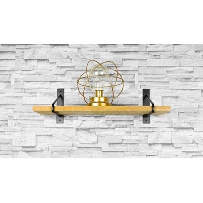 Cime Driehoekige wandhoek, set van 2, zwart, voor opslag en decoratie Cime Driehoekige wandhoek, set van 2, zwart, voor opslag en decoratie