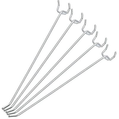 Neiko 53104A 8" Pegboard Hook Organizer Kit 50 Pack Hanghaken Set voor Garage Organisatie Geweldig voor muur opknoping en rekken, gereedschapsopslag, ambachtelijke organisatie Neiko 53104A 8" Pegboard Hook Organizer Kit 50 Pack Hanghaken Set voor Garage Organisatie Geweldig voor muur opknoping en rekken, gereedschapsopslag, ambachtelijke organisatie