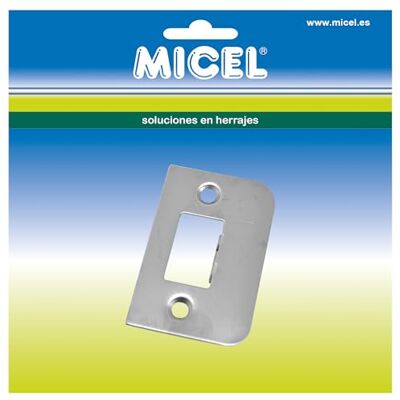 Micel 91675 slotcilinder voor buisvormige deurklink, staal, gesatineerd nikkel, 58 x 38 x 8,5 mm Micel 91675 slotcilinder voor buisvormige deurklink, staal, gesatineerd nikkel, 58 x 38 x 8,5 mm