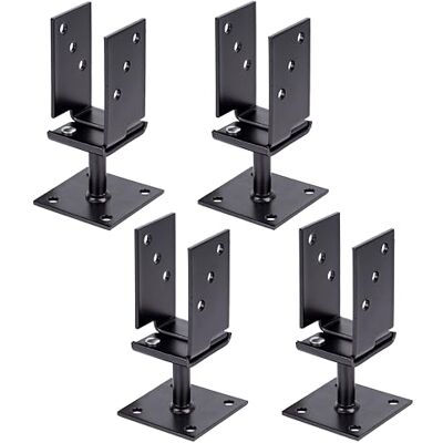 Alberts 825225 U-paaldrager, zwart Alberts 825225 U-paaldrager, zwart