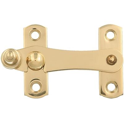 Amig Verguld rolluikslot met omgekeerde vergrendeling model 3-75 x 46 mm Gepolijst messing Inbraak- en stootbestendig veiligheidsslot voor ramen Inclusief schroeven Amig Verguld rolluikslot met omgekeerde vergrendeling model 3-75 x 46 mm Gepolijst messing Inbraak- en stootbestendig veiligheidsslot voor ramen Inclusief schroeven