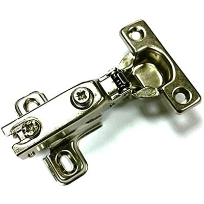Merriway Bulk Hardware bh06012 kastscharnier 26 mm 95 graden Soft Close ZP voor het opschuiven half overlay, set van 2 stuks Merriway Bulk Hardware bh06012 kastscharnier 26 mm 95 graden Soft Close ZP voor het opschuiven half overlay, set van 2 stuks