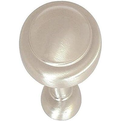 Amerock Cabinet Knob Satin Nickel 1-1/4 inch (32 mm) Diameter Everyday Heritage 1 Pack Drawer Knob Cabinet Hardware Amerock Cabinet Knob Satin Nickel 1-1/4 inch (32 mm) Diameter Everyday Heritage 1 Pack Drawer Knob Cabinet Hardware