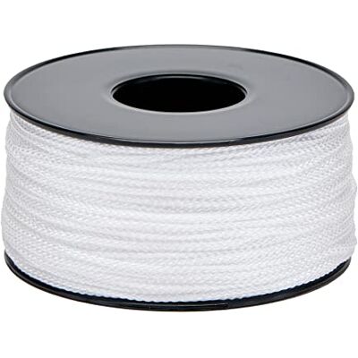 Flandria Gevlochten touw polypropyleen PP wit spoel Ø 1,5 mm 100 m Flandria Gevlochten touw polypropyleen PP wit spoel Ø 1,5 mm 100 m