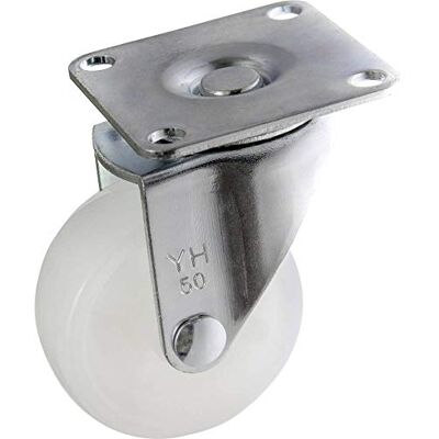 TOOLCRAFT TO-5137872 zwenkwiel met schroefplaat 50 mm polyamide draagvermogen (max.): 50 kg TOOLCRAFT TO-5137872 zwenkwiel met schroefplaat 50 mm polyamide draagvermogen (max.): 50 kg