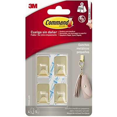 Command Kleine goudkleurige metalen haken Command Kleine goudkleurige metalen haken