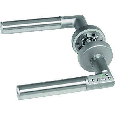 TESA ASSA ABLOY digitaal deurbeslag code handvat DIN links kamerdeurbeslag met PIN-code zilver TESA ASSA ABLOY digitaal deurbeslag code handvat DIN links kamerdeurbeslag met PIN-code zilver