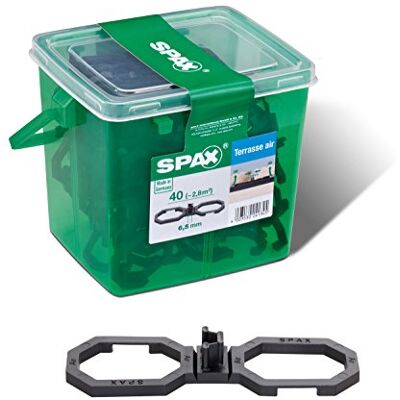 SPAX Air, voor een betere ventilatie, in henkelbox M voor ca. 2,8 m², afstand: 6,5 mm, zwart, 5009422564009 SPAX Air, voor een betere ventilatie, in henkelbox M voor ca. 2,8 m², afstand: 6,5 mm, zwart, 5009422564009