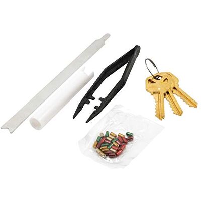 PRiME E 2400 Kwikset stalen 5-pins deurslot set hersleutelingsset, messing, 1 pak PRiME E 2400 Kwikset stalen 5-pins deurslot set hersleutelingsset, messing, 1 pak