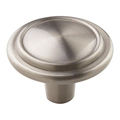Amerock Cabinet Knob Satin Nickel 1-1/4 inch (32 mm) Diameter Everyday Heritage 1 Pack Drawer Knob Cabinet Hardware Amerock Cabinet Knob Satin Nickel 1-1/4 inch (32 mm) Diameter Everyday Heritage 1 Pack Drawer Knob Cabinet Hardware
