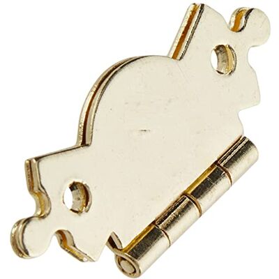 Merriway ® BH01755 (4 stuks) EB vlinder decoratieve doos scharnieren, messing geplateerd, 40mm (1,1/2") Pack van 4 stuks Merriway ® BH01755 (4 stuks) EB vlinder decoratieve doos scharnieren, messing geplateerd, 40mm (1,1/2") Pack van 4 stuks