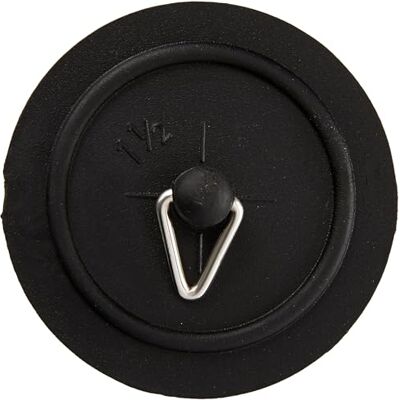Merriway Bulk Hardware bh04749 38 mm bekken stekker met 300 mm chroom vergulde ketting en verblijf – zwart Merriway Bulk Hardware bh04749 38 mm bekken stekker met 300 mm chroom vergulde ketting en verblijf – zwart