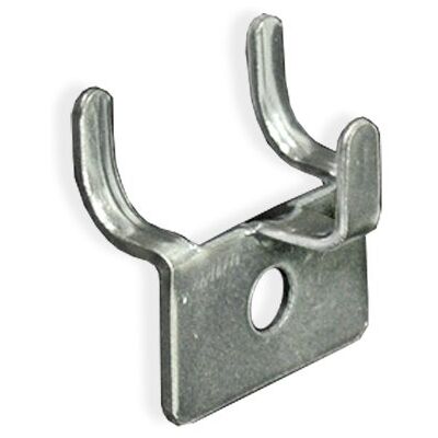 Azar Displays Azar 700017 Metalen prong haak, 50-delige set Azar Displays Azar 700017 Metalen prong haak, 50-delige set