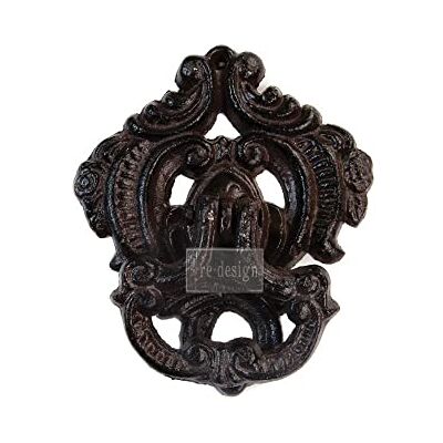 Prima Marketing INC Redesign Iron KNOCKR SERE FLRSH, Serenity Flourish 5.5"X2", One Size Prima Marketing INC Redesign Iron KNOCKR SERE FLRSH, Serenity Flourish 5.5"X2", One Size