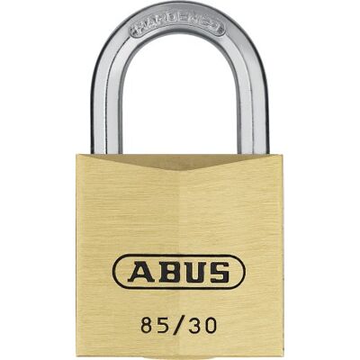 Abus - Hangslot 85/30 - Massief Messing Abus - Hangslot 85/30 - Massief Messing