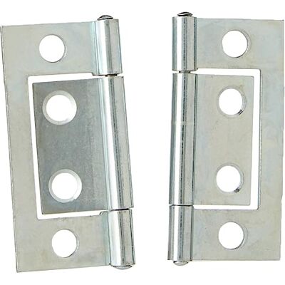 Merriway BH03826 (2 stuks) helder verzinkt verzonken deur kast scharnier, 50 mm (2 inch) pak van 2 stuks Merriway BH03826 (2 stuks) helder verzinkt verzonken deur kast scharnier, 50 mm (2 inch) pak van 2 stuks