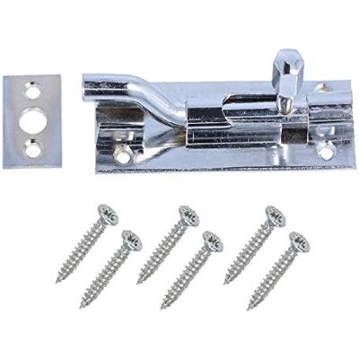 Merriway Bulk hardware 100 mm zwanenhals deurbout, messing / 100 mm Schwanenhals-Türbolzen Chrom/Weiß Merriway Bulk hardware 100 mm zwanenhals deurbout, messing / 100 mm Schwanenhals-Türbolzen Chrom/Weiß
