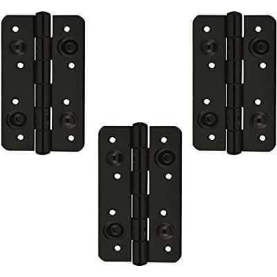 Jdell 3 stuks scharnieren met hefboombeveiliging, 150 x 80 cm, zonder zwarte eindstukken Jdell 3 stuks scharnieren met hefboombeveiliging, 150 x 80 cm, zonder zwarte eindstukken
