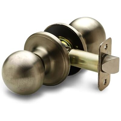 Copper Creek BK2020AB baldeurknop, passagefunctie, 1 pak, in antiek messing Copper Creek BK2020AB baldeurknop, passagefunctie, 1 pak, in antiek messing