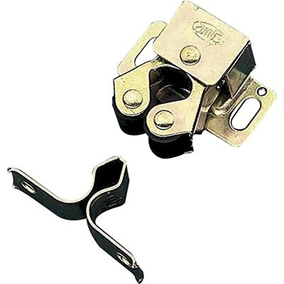 Amig Set van 2 stalen sluitplaten met rubberen rollers Mod.12 Verdekte deursluiter voor kast- en meubeldeuren in huis of op kantoor Afmetingen: 34 x 30 mm Bevestigingsschroeven meegeleverd Amig Set van 2 stalen sluitplaten met rubberen rollers Mod.12 Verdekte deursluiter voor kast- en meubeldeuren in huis of op kantoor Afmetingen: 34 x 30 mm Bevestigingsschroeven meegeleverd