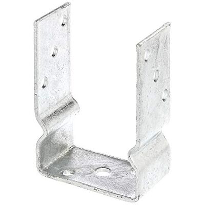 Alberts 217631 U-paalhouder om op te schroeven of om in beton te gieten thermisch verzinkt vrije breedte 101 mm Alberts 217631 U-paalhouder om op te schroeven of om in beton te gieten thermisch verzinkt vrije breedte 101 mm