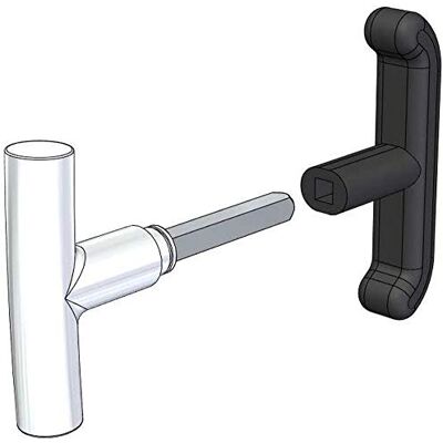 Merk Model - Set Handgrepen voor Garagedeur Merk Model - Set Handgrepen voor Garagedeur