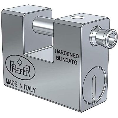 PREFER Pantserslot met demper 30 x 60 x 75 mm gestanste sleutel PREFER Pantserslot met demper 30 x 60 x 75 mm gestanste sleutel