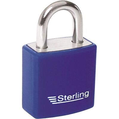 Sterling APL022P APL hangslot, rood/blauw, 23 x 37,5 x 13 mm Sterling APL022P APL hangslot, rood/blauw, 23 x 37,5 x 13 mm