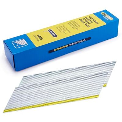 TACWISE 1835 Afwerknagels in Schuine Strips DA 15G / 50 mm, 1800 Stuks Verzinkte, D-kop TACWISE 1835 Afwerknagels in Schuine Strips DA 15G / 50 mm, 1800 Stuks Verzinkte, D-kop