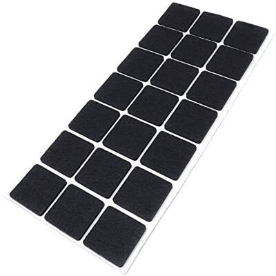 ADSAMM - 21x30 mm vierkante zelfklevende viltdopjes - 30x30 mm - vierkant - meubelfiltdoppen ADSAMM - 21x30 mm vierkante zelfklevende viltdopjes - 30x30 mm - vierkant - meubelfiltdoppen