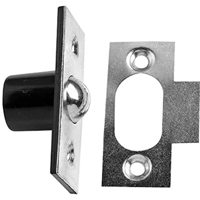 Merriway Bulk Hardware BH03030 kogelsnapper 16 mm, vernikkeld, wit Merriway Bulk Hardware BH03030 kogelsnapper 16 mm, vernikkeld, wit