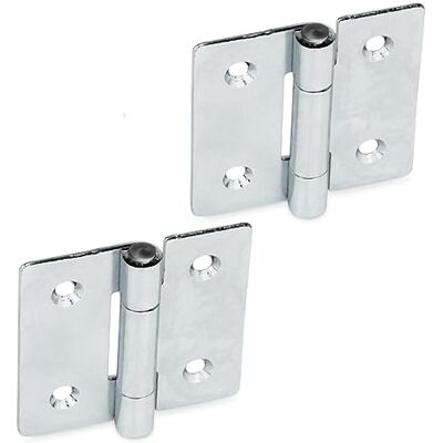 Ganter Normelemente Blikscharnieren GN 136-ST-40-40-C Staal verzinkt, blauw gepassiveerd Stift roestvrij staal 2 stuks, lengte: 40mm x 40mm Ganter Normelemente Blikscharnieren GN 136-ST-40-40-C Staal verzinkt, blauw gepassiveerd Stift roestvrij staal 2 stuks, lengte: 40mm x 40mm