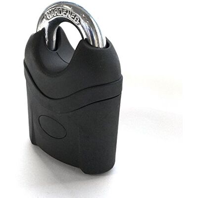 Sterling gesloten beugel hangslot 70mm Zwart Sterling gesloten beugel hangslot 70mm Zwart