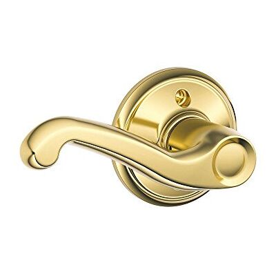 SCHLAGE Lock Company F170FLA605(LH) Flair links dummy, gepolijst messing SCHLAGE Lock Company F170FLA605(LH) Flair links dummy, gepolijst messing