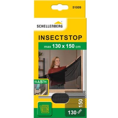Schellenberg 51009 elastisch horrengaas 130 x 150 cm, bevestiging zonder boren, inclusief bevesigingstape, antraciet Schellenberg 51009 elastisch horrengaas 130 x 150 cm, bevestiging zonder boren, inclusief bevesigingstape, antraciet