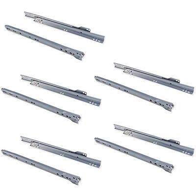 Emuca Ladelopers 300mm met gedeeltelijke verlenging in zilvergrijze kleur, set van 5 schuifregelaars voor lade Emuca Ladelopers 300mm met gedeeltelijke verlenging in zilvergrijze kleur, set van 5 schuifregelaars voor lade