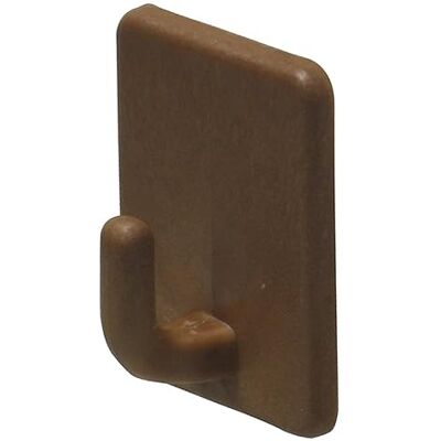 Amig Pak van 20 multifunctionele zelfklevende hangers Gemakkelijk te gebruiken, boren niet nodig Beschadigt de muur niet Voor gladde oppervlakken Duurzaam plastic Bruin 48 x 37 x 21 mm Amig Pak van 20 multifunctionele zelfklevende hangers Gemakkelijk te gebruiken, boren niet nodig Beschadigt de muur niet Voor gladde oppervlakken Duurzaam plastic Bruin 48 x 37 x 21 mm