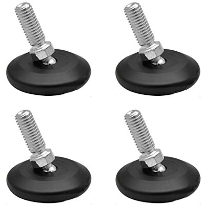 WAGNER QuickClick® Stelvoetjes Ø 37 mm set van 4 met kogelgewricht en schroefdraad M8 x 25 mm I 4x stelvoetjes + kunststofglijders kunststof HYPER diameter Ø 30 mm Made in Germany 15415100 WAGNER QuickClick® Stelvoetjes Ø 37 mm set van 4 met kogelgewricht en schroefdraad M8 x 25 mm I 4x stelvoetjes + kunststofglijders kunststof HYPER diameter Ø 30 mm Made in Germany 15415100