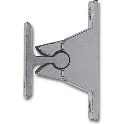 IBFM Deurhouder m. klemmechanisme, wandafstand 35 mm, Zamak verchroomd; zilver; 1 stuk IBFM Deurhouder m. klemmechanisme, wandafstand 35 mm, Zamak verchroomd; zilver; 1 stuk